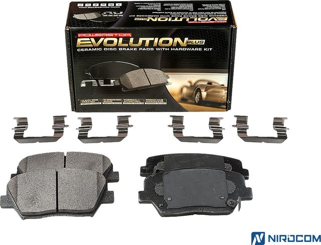 Передние керамические колодки Evolution PLUS Z17 (Powerstop). Артикул 171432