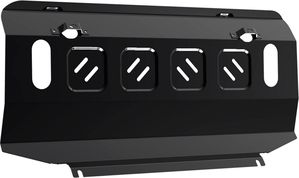 Защита АвтоБРОНЯ для радиатора Mitsubishi Pajero IV 2006-2025. Артикул 111.04012.1