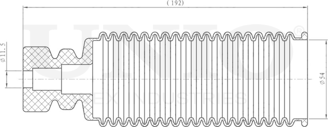 Пыльник амортизатора (Unio). Артикул DUC-10035