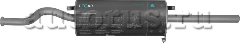 ГЛУШИТЕЛЬ ОСНОВНОЙ LADA SAMARA 21099 (Lecar) Lecar. Артикул LECAR011102702