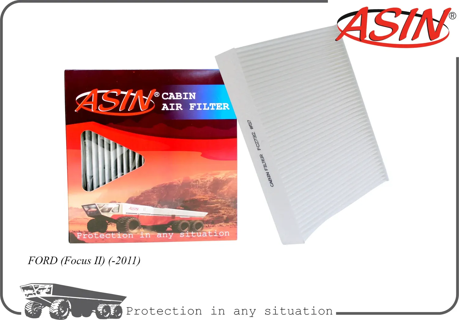 Фильтр салонный (Asin). Артикул ASINFC2732