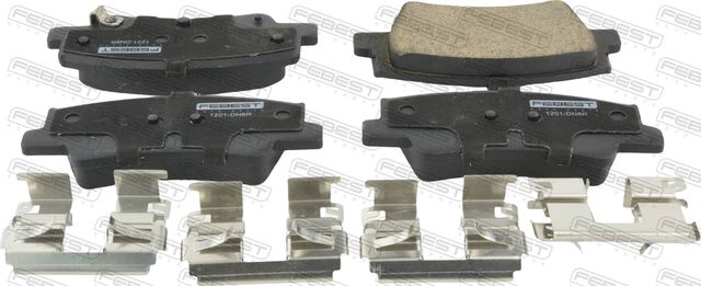 Тормозные колодки Febest. Артикул 1201-DN8R