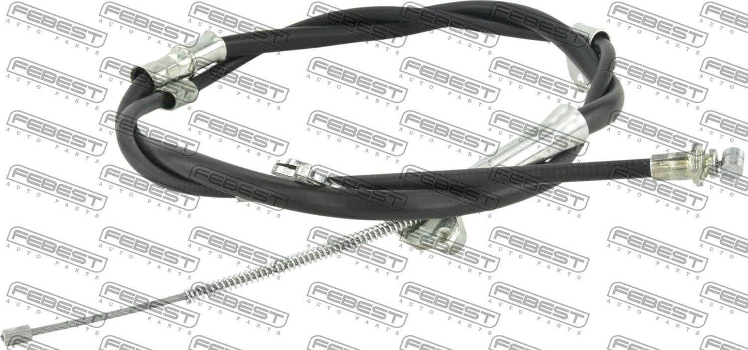Трос ручника (тросик ручного тормоза) Febest. Артикул 0199-BCACV40LH