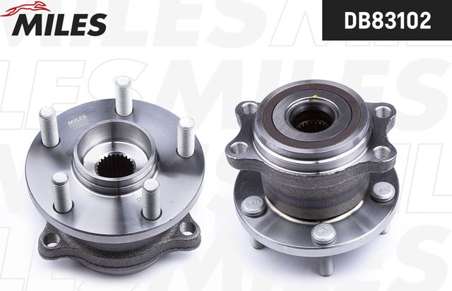 Ступица колеса с интегрированным подшипником Miles задняя правая/левая для Subaru Legacy IV 2003-2009. Артикул DB83102