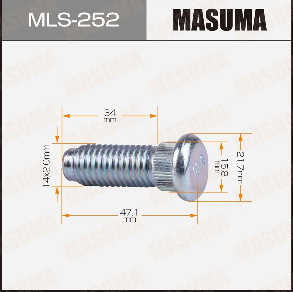 ШПИЛЬКА MASUMA. Артикул MLS252