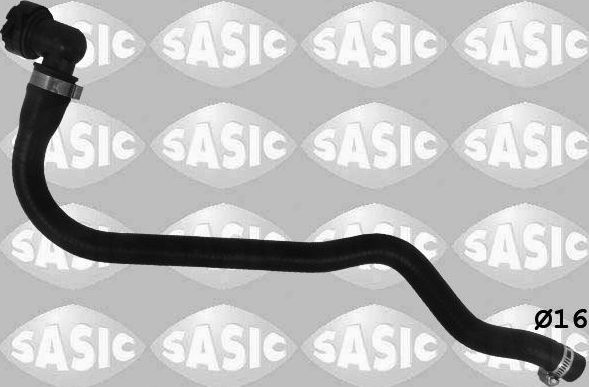 Патрубок радиатора (системы охлаждения) Sasic для Peugeot 1007 2005-2009. Артикул 3400171
