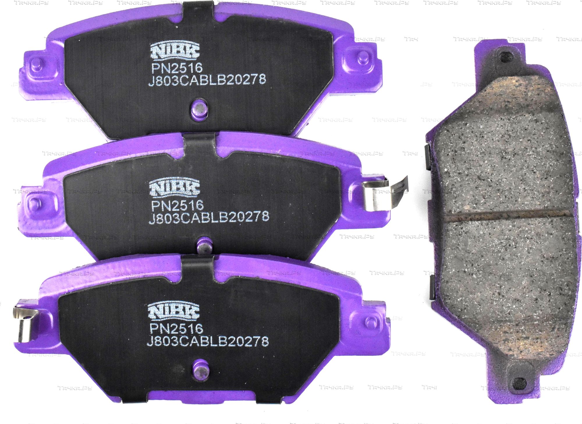 Тормозные колодки NiBK задние для Mazda CX-9 II 2016-2026. Артикул PN2516