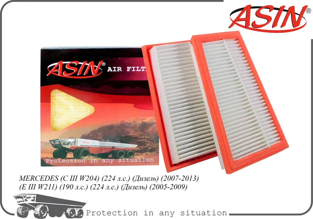 Фильтр воздушный (2шт) (Asin). Артикул ASINFA2482