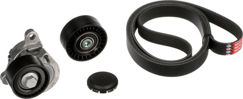 Приводной ремень поликлиновой с роликами (комплект) Gates Micro-V® Kit. Артикул K186PK1640