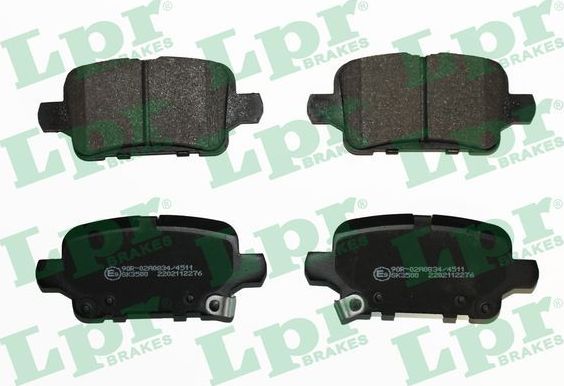 Тормозные колодки LPR. Артикул 05P2276