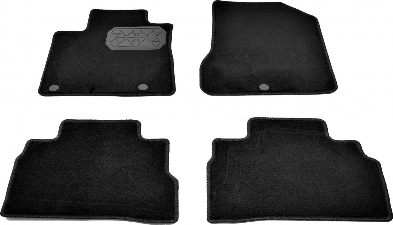 Коврики текстильные Норпласт для салона Renault Duster I рестайлинг 2015-2020. Артикул NPA10-VTe690-100