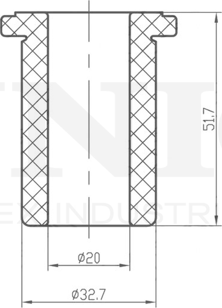 Втулка рессоры (Unio). Артикул RMP-10222