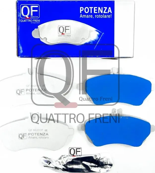 КОЛОДКИ ТОРМОЗНЫЕ (Quattro Freni). Артикул QF86200P