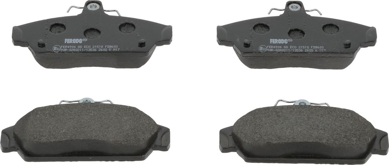 Тормозные колодки Ferodo Premier Eco Friction. Артикул FDB603