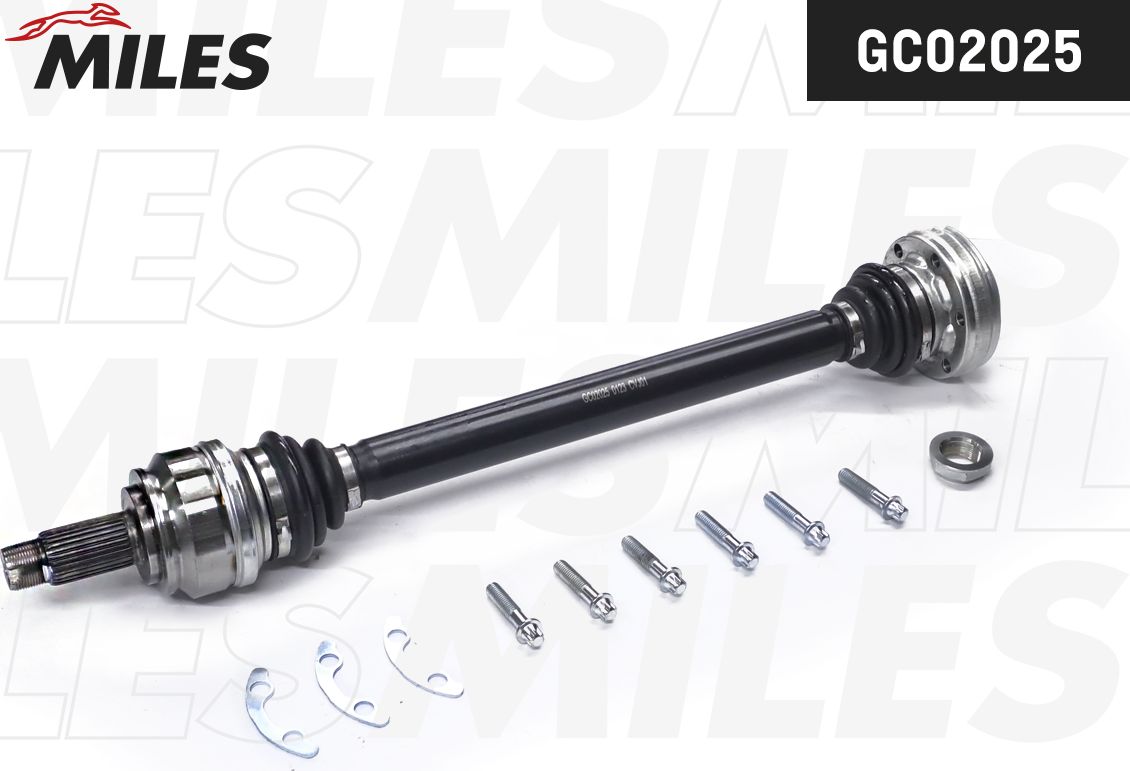 Полуось (привод в сборе, приводной вал) Miles. Артикул GC02025