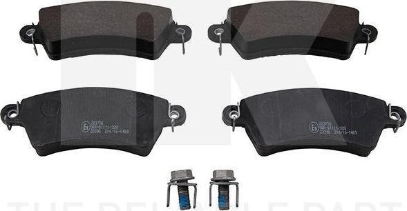 Тормозные колодки NK. Артикул 223736