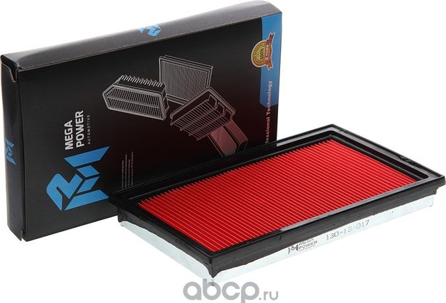 Фильтр воздушный NISSAN Almera (N16),Primera (P10,P11,P12),Maxima (A33),X-Trail (Megapower). Артикул 13013017