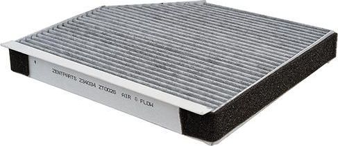 Салонный фильтр Zentparts (Активированный уголь). Артикул Z34034