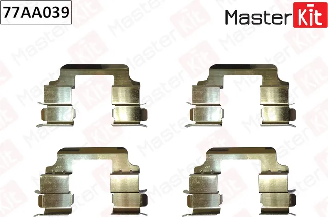 Комплект монтажный тормозных колодок (Master KIT). Артикул 77AA039