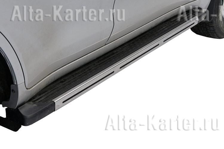 Накладки оригинальные на торцы штатных порогов для Toyota Land Cruiser 200 2007-2012. Артикул NL20950577