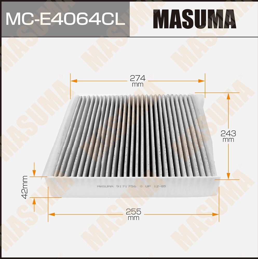 Фильтр салона (Masuma). Артикул MC-E4064CL