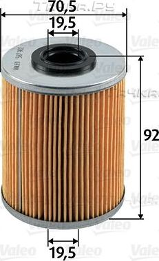Топливный фильтр Valeo для Saab 9-3 I 1998-2002. Артикул 587902