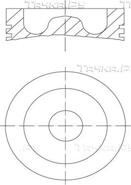 Поршень Mahle. Артикул 005 28 00