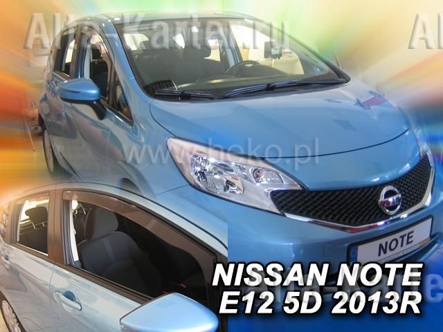 Дефлекторы Heko для окон Nissan Note II 2013-2026. Артикул 24284