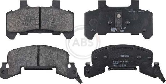 Тормозные колодки ABS. Артикул 38289