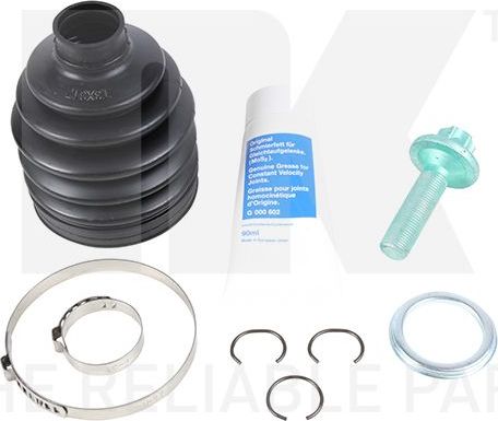 Пыльник шруса (комплект) NK (термопласт). Артикул 523312