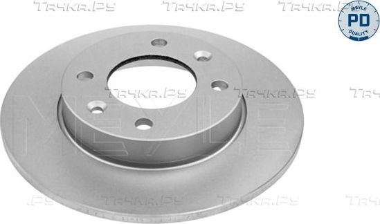 Тормозной диск Meyle PD задний для Citroen C4 I 2004-2011. Артикул 11-15 523 0008/PD