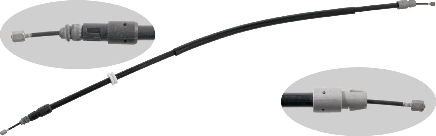 Трос ручника (тросик ручного тормоза) Febi Bilstein. Артикул 34908