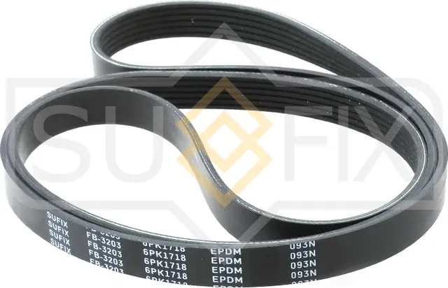 Ремень поликлиновый 6PK1718 (Sufix). Артикул FB-3203