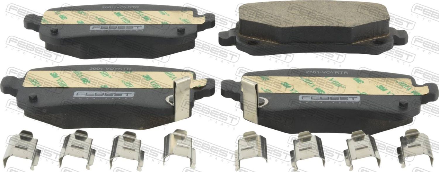 Тормозные колодки Febest. Артикул 2001-VOYRTR
