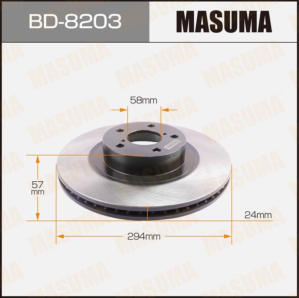 Тормозной диск Masuma. Артикул BD-8203