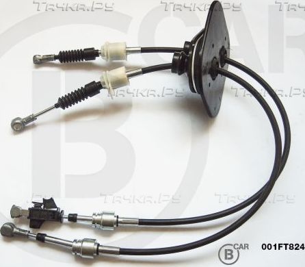 Трос переключения передач КПП B CAR для Peugeot Boxer II (244) 2002-2006. Артикул 001FT824