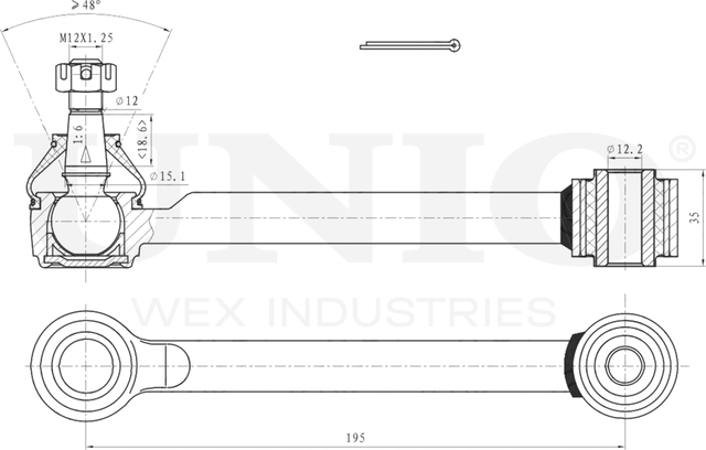 Рычаг подвески (Unio). Артикул SSP-40148