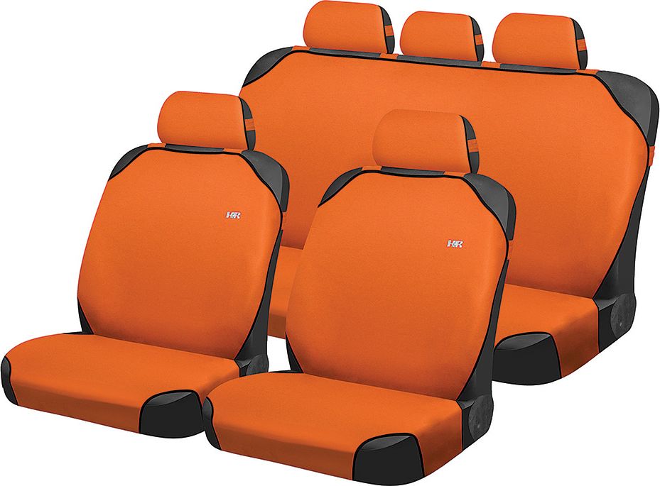 Накидки универсальные Hadar Rosen Perfect на сидения авто, цвет Оранжевый. Артикул 22191