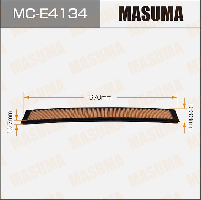 Салонный фильтр Masuma. Артикул MC-E4134