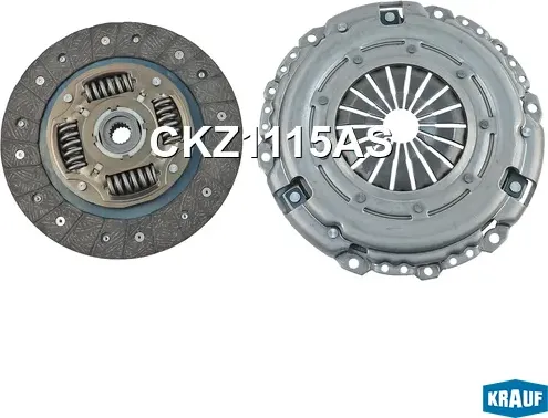 Сцепление комплект без подшипника Krauf. Артикул CKZ1115AS