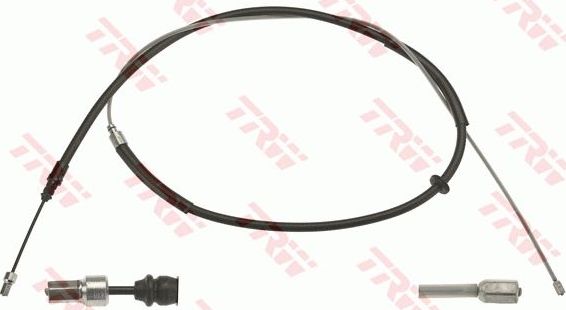 Трос ручника (тросик ручного тормоза) TRW. Артикул GCH655