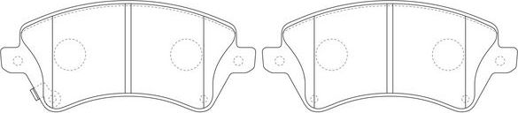 Тормозные колодки FIT. Артикул FP1215
