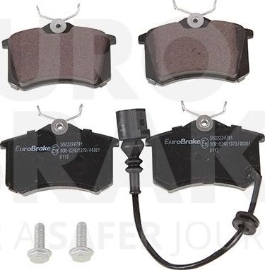 Тормозные колодки Eurobrake. Артикул 5502224781