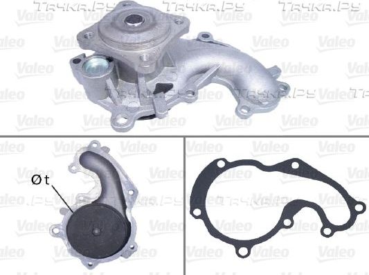 Помпа (водяной насос) Valeo для Ford Mondeo IV 2007-2010. Артикул 506641