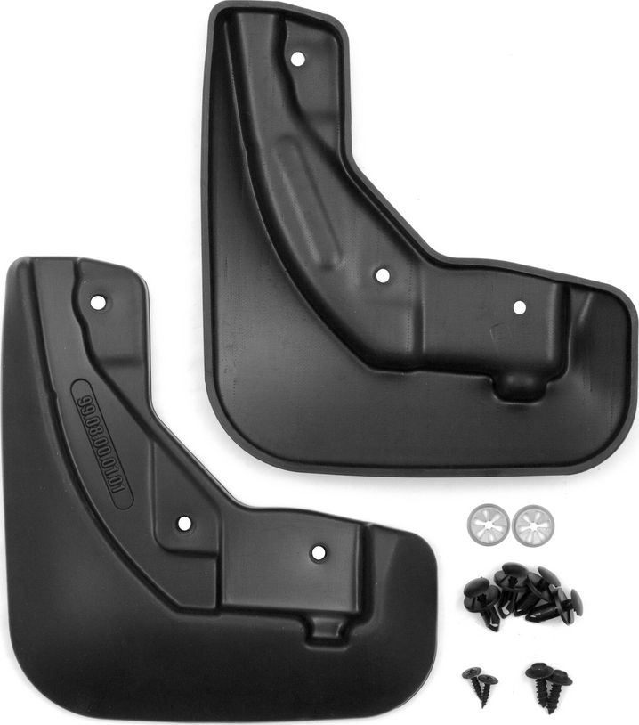 Брызговики Frosch (в пакете) передняя пара для Haval F7 I 2019-2026. Артикул NLF.99.08.F13