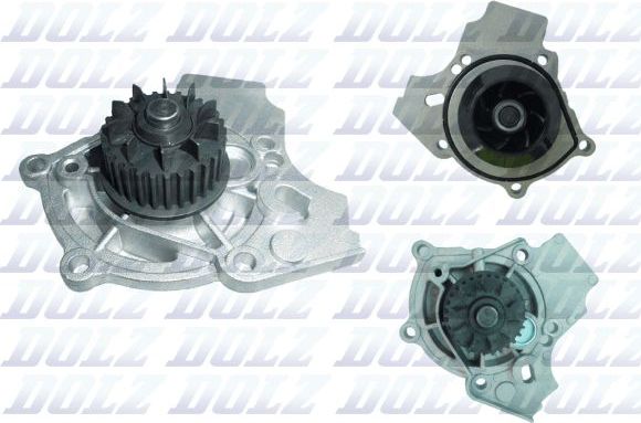 Помпа (водяной насос) Dolz для Volkswagen Scirocco III 2008-2017. Артикул A221
