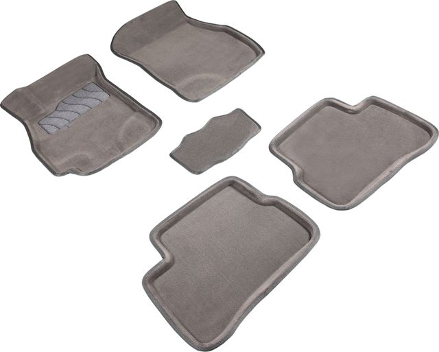 Коврики Seintex 3D ворсовые для салона Hyundai Accent II 1999-2005 Серые. Артикул 71720