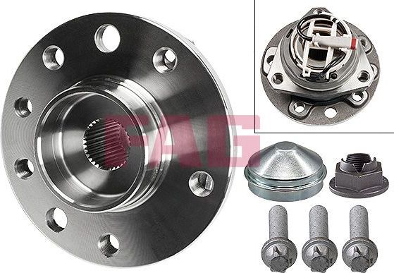 Ступица колеса с интегрированным подшипником Fag передняя для Opel Zafira B 2005-2019. Артикул 713 6443 20