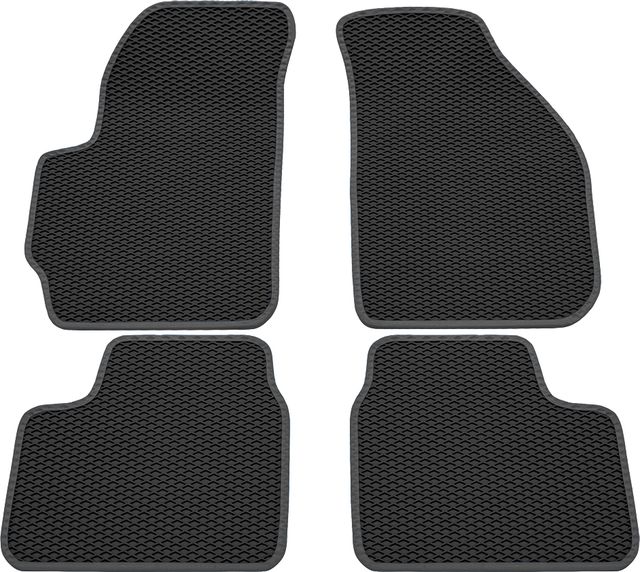 Коврики Rezkon EVA для салона Daewoo Matiz 1998-2015 Серый кант. Артикул 9014010102