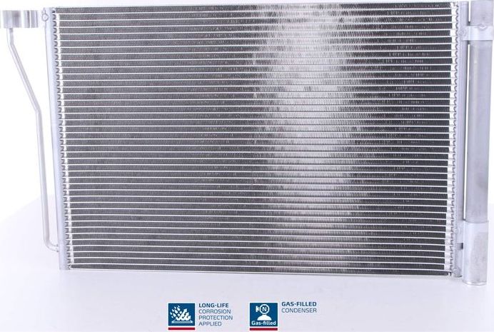 Радиатор кондиционера (конденсатор) Nissens (алюминий). Артикул 940418